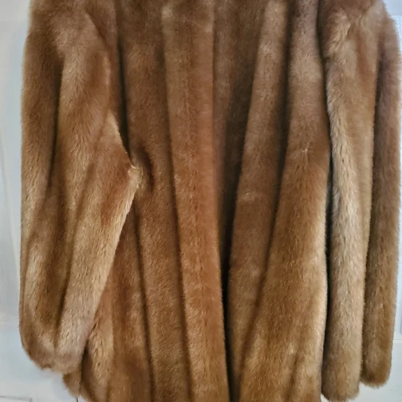 Brown FUR Coat S Med - Picture 2 of 16